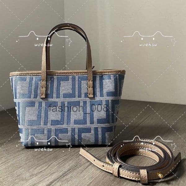 Designer Women Cow leather Roll Mini Vegetable Basket bag Origami Folding Hobo Totes Fashion Canvas Print underarm Shoulder Handbag Bag Axillary Pouch1