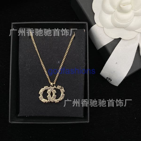 cc necklace designer jewelry women 25 early spring model square diamond trendy necklace with a vintage feel