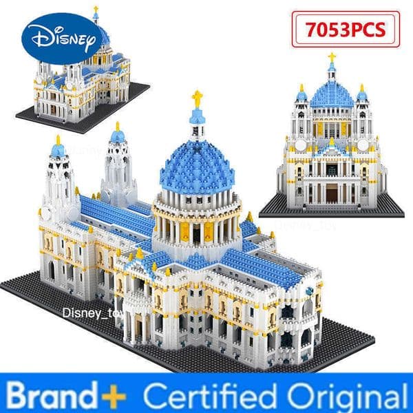 7053 Pcs City Mini St Paul Cathedral Architecture Building Blocks Famous Castle Moc Bricks Educational Gifts Toys For Children H260226