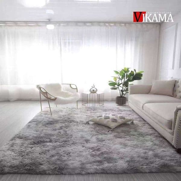 VIKAM for Living Room Decor Rugs Fluffy Thick Plush Carpet For Bedroom Large Area Rug Crawling Mat Gray Black pink H260227
