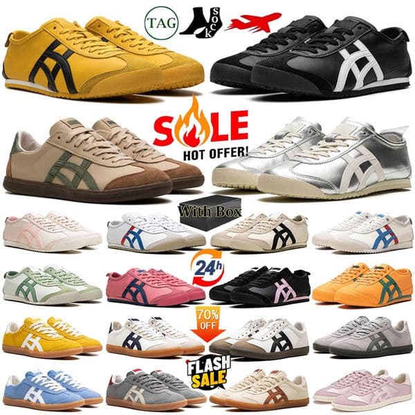 Designer Shoes Running Leathers 66 Sneakers Men Women Casual Shoes flats Pink Beige Grass Vintage Leather Lows Outdoor Trainers Shoes With Box