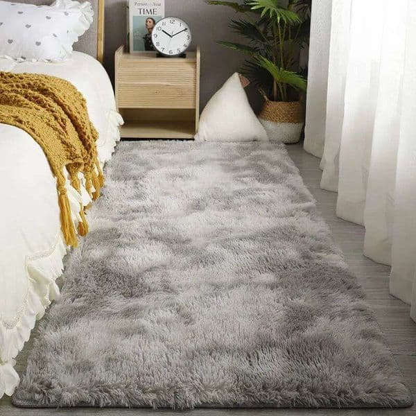 Plush Area Bedroom Super Soft Foot Bedside Mat Fuzzy Children Carpet Prayer Rugs Living Rug Room Decoration H260227