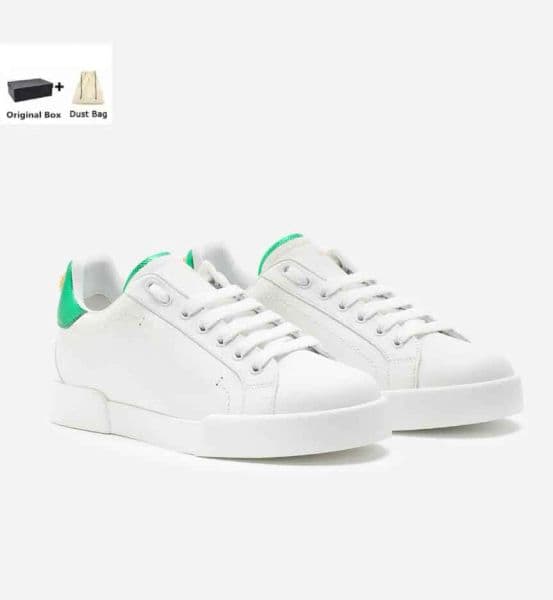 Top Designer Brand Women Men Portofins Sneakers Suede Black White Calf Leather Runner Sports Man Party Wedding Dress Outdoor Casual Walking EU35-46