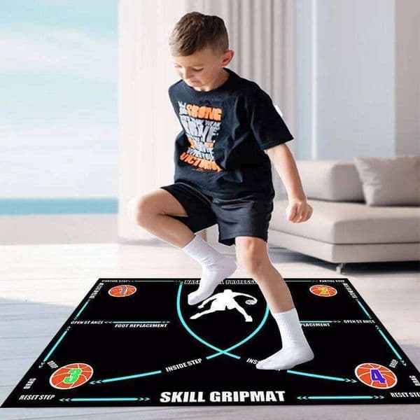 Basketball Train Mat Non Slip Soundproof Material Children Adolescents Indoor Ball Control Training Dribbling Drill Thickening H260227