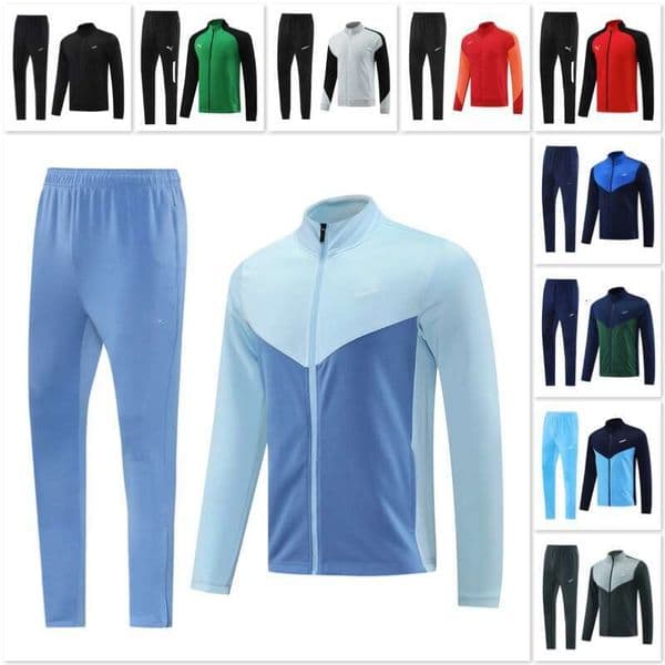 Men's New Training Tracksuit Set Breathable Performance Fitted Jersey Long Zipper Leggings Sports Streetwear Free Shipping S-3XL