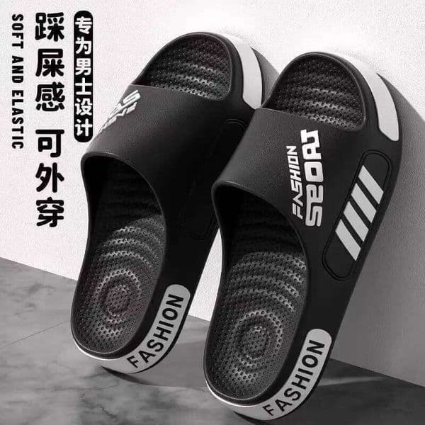 Big Size 48-49 Men Summer Flat Sole Home Slippers For Women Man Open Toe Trend Slides Couple Light Beach Shoes Sandals