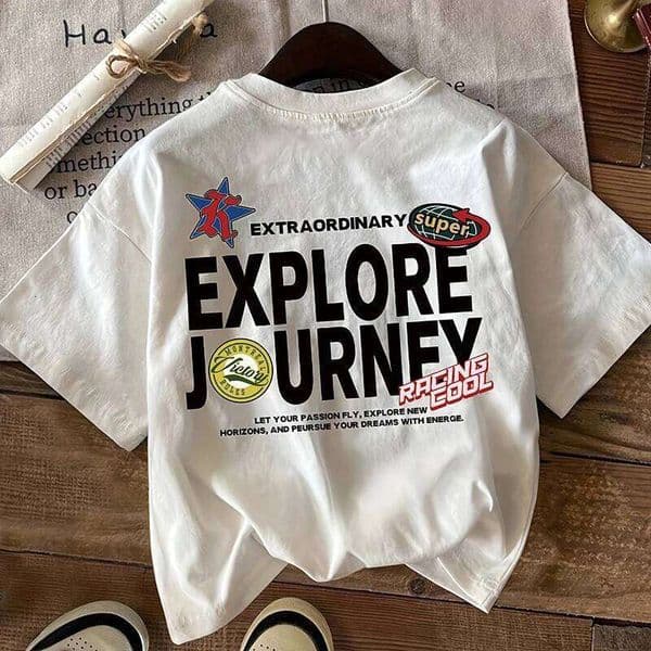 Letter Print 90s Graphic Streetwear Fashion Girls T-Shirts Harajuku Y2K Clothes Short Sleeve Summer Tee Casual Female O-Neck Top H260227