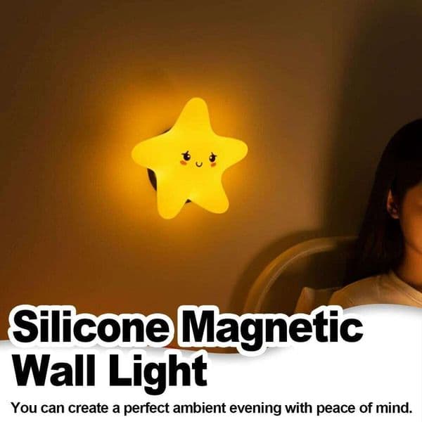 Rechargeable Silicone Led Night Light Wall Lamp Decorative Portable For Bedroom Cute Moon Bedside Baby Dimmable Nursery Sleeping Z260226
