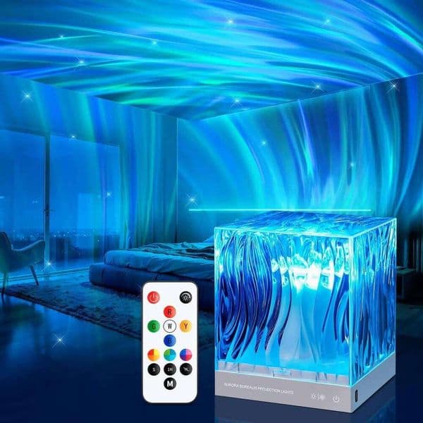 New Northern Starry Sky Ocean Projector Lamp Bar Party Atmosphere Decoration Night Light Holiday Gift Z260226