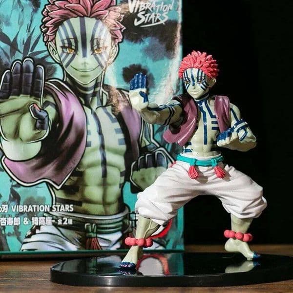 15cm Anime Demon Slayer Model Juuni Kitsuki Akaza Battle Figure Doll Kimetsu No Yaiba Desktop Decoration Collection Gifts T260226