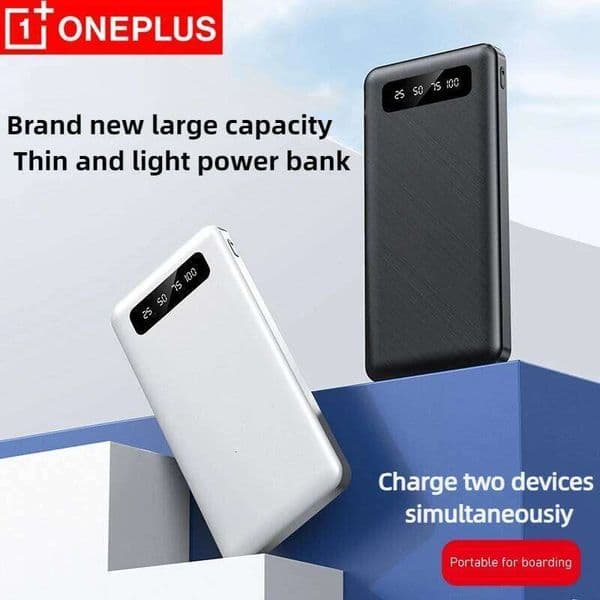 ONEPLUS 200000mAh Power Bank 120W Super Fast Charge Large Capacity Portable External Battery With LED Digital Display For Phones H260227