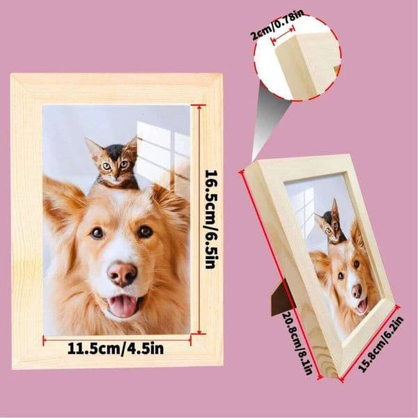 1pc custom photo frame, multiple size options, can be wall-mounted picture frames, personalized commemorative gift, home decorations 26H0225