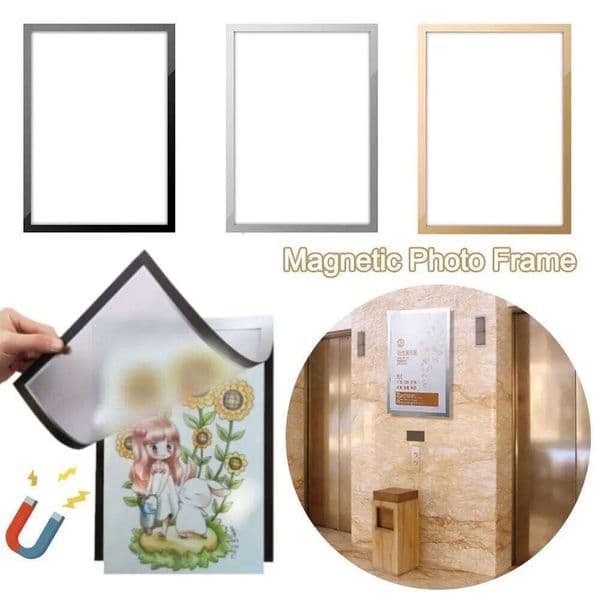 A3 A4 8.5x11inch Photo Frame Self Adhesive Poster Certificate Artwork Picture Frames Wall Home Decor 26H0225