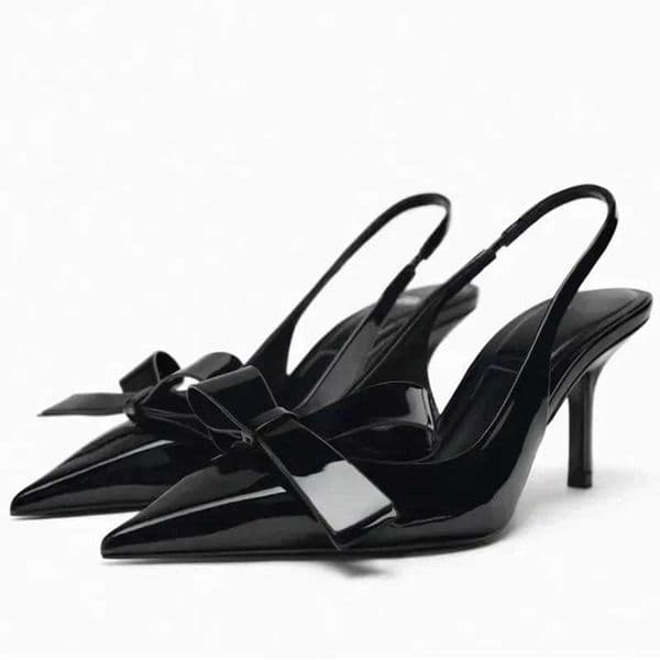 Summer High Heel Sandals for Women FAshion Bowknot Sexy Pointed Toe Stilettos Designer Shoes Ladies Party Dress High Heels K260228