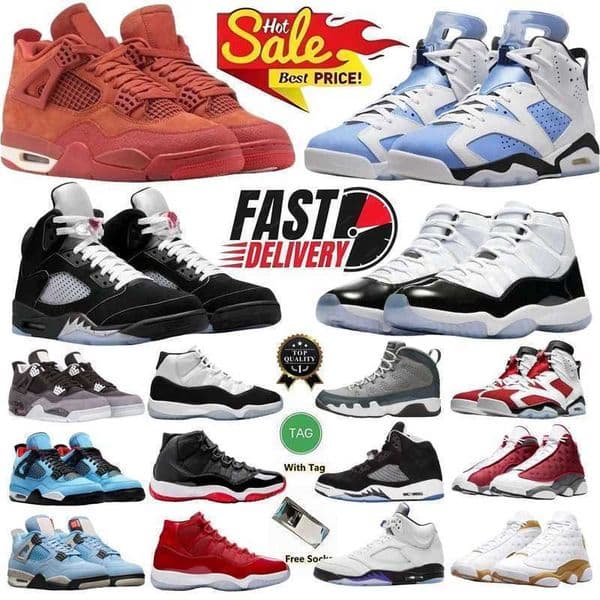 Designer shoes 4s 5s 6s 9s 11s 13s basketball Black Cat Pink Blue White Meatllic Cool Grey Cherry Flu Game hunder Bred mens sneakers womens trainers