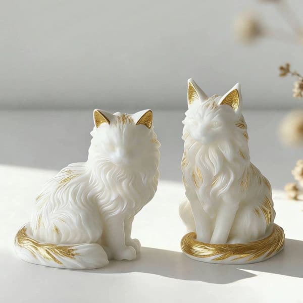 Bestseller DIY Maine Coon Kitten Silicone Candle Mold Handmade Scented Gypsum Resin Sitting Cat Mould Home Decoration Crafts Making Molds ddmySat