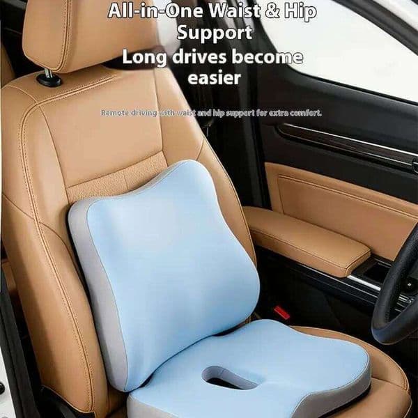 1pc Seat Cushion Ergonomically Designed Memory Sponge Pad Suitable for Office Chairs and Wheelchairs 26L0228