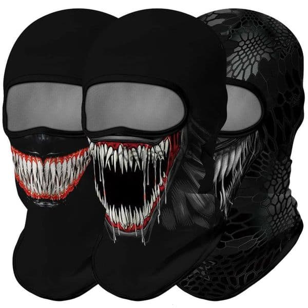 2026 New Venom Tactical Neck Gaiter Mask - outdoor Cycling Balaclava Face Shield Bandana Headband For Motorcycle, Army, Outdoor Sports e