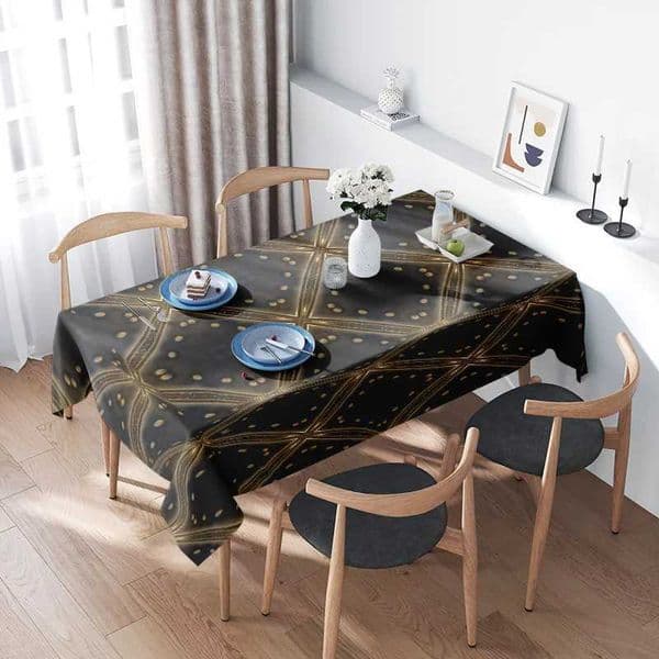 Waterproof Tablecloth Vintage Floral Dining Table Cover Washable Rectangle Table Linens Party Home Decor Kitchen Table Protector S260227