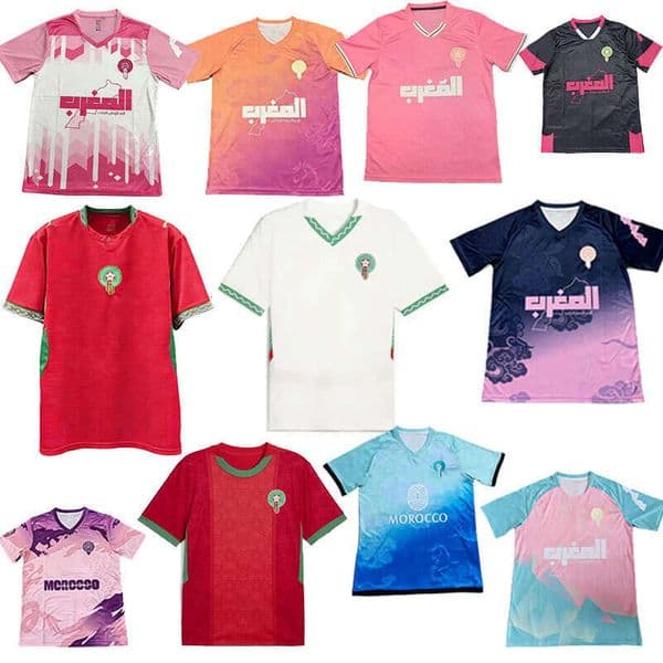 2026 Moroccol The world cup jerseys Hakimi Saiss Amrabat Ziyech Players fans jerseys Diaz Khannouss Mazraoui 24-25 Football jerseys