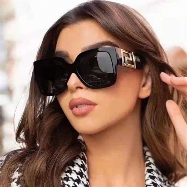 Brand Designer T Sunglasses 2022 New Oversized Square Women Sun Glasses Female Big Frame Colorful Shades for Women Oculos S26228