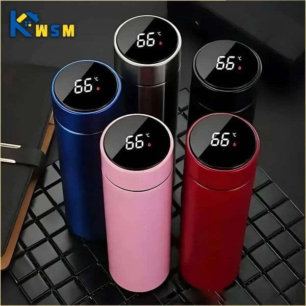 500ML Temperature Display Stainless Steel Divided Thermos Bottle Outdoor Vacuum Insulated Cup Father's Day Gift S260227