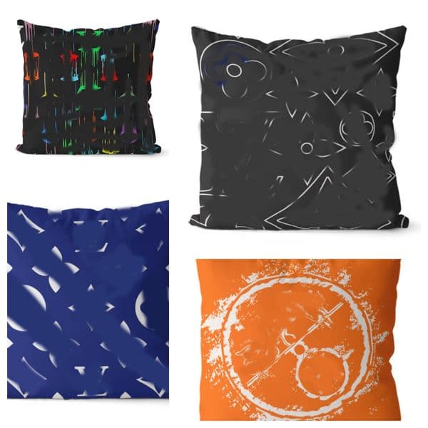 Designer Super Soft Velvet Linen Throw Pillow Cover Set 45x45cm Decorative Square Cushion Case for Sofa Couch Bed
