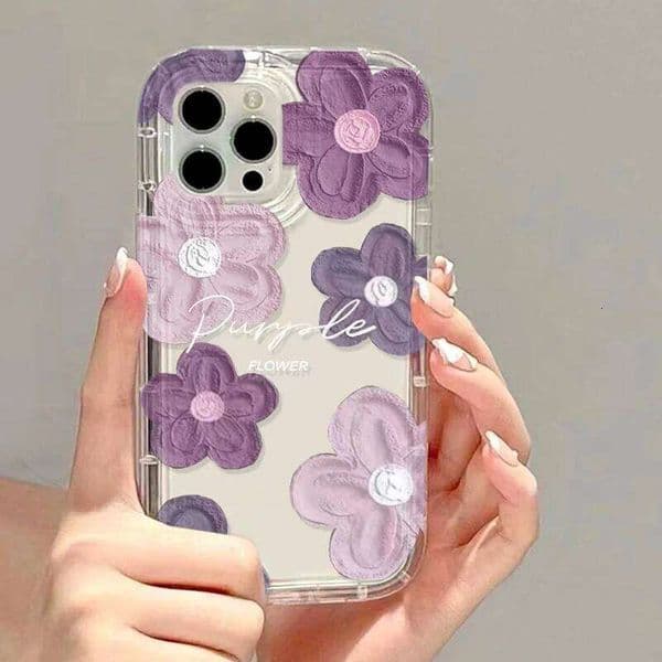 Oil Painting Flower Phone For 11 Case iPhone 12 13 16 14 15 Pro Max 7 6 8 Plus XR XS X SE Shockproof Soft Back Cover 26Y0228