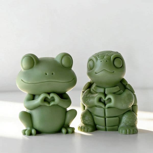 Bestseller DIY Silicone Mold for Candle Wax Animal Figure Bulldog Frog Resin Craft Making Handmade Home Decor Gift ddmySat