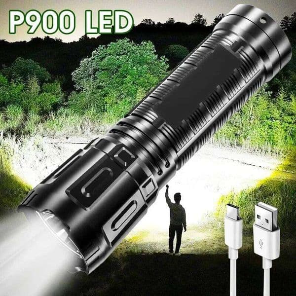 Mini USB Charging Flashlight OSL LED Lamp Beads Torch Portable Waterproof Outdoor Camping Lantern Light Z260228