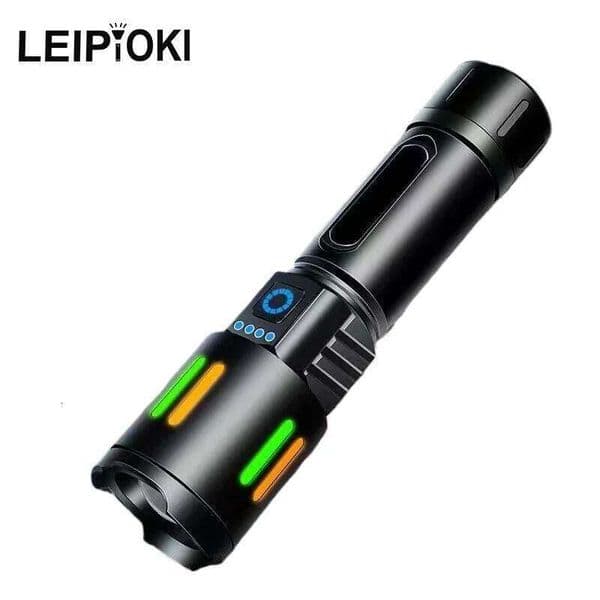 High Powerful Rechargeable LED Flashlights Fluorescence Zoom Waterproof aluminum Lantren Long Range Tactical Torch Camping Z260228