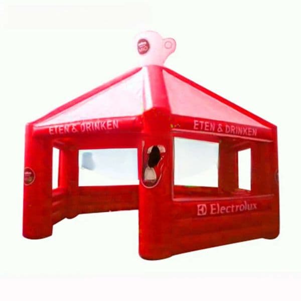 wholesale Inflatable Bouncer For Rental Business Wholesale Full Red Outdoor Inflatable Concession Kiosk Bar/Pub Tent With Logo For Party And Advertising