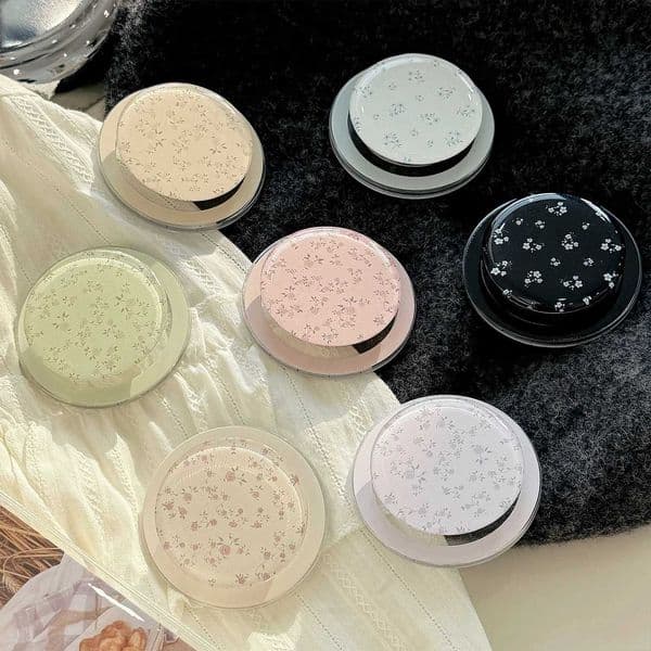Flower Magnetic Cute Mobile Phone Grip Holder Socket Pocket port for IPhone 16 15 Safe Ring Finger Eing StandJ260601