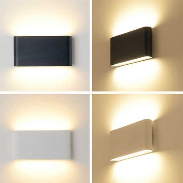 12W LED 6W Wall Lamp Outdoor Waterproof Garden Lighting Aluminum AC86-265V Indoor Bedroom Living Room Stairs Wall Light S260601