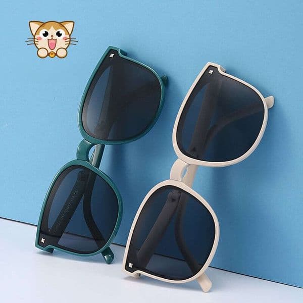 8-12 Years Old Childrens UV Polarized Fashion Folding Legs Boys Soft Silicone Sunglasses Sun Protection Chunjinqiuli L2606101UNW