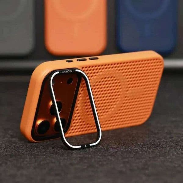 Camera mount mesh cooling case for iPhone 15 17 14 13 12 16 Pro Max For wireless charging Shockproof cove 26Y0601