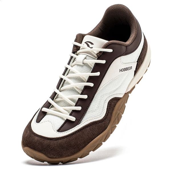 HOBIBEAR Wide Width Hiking Shoes Unisex Trekking Trail Running Sneakers Retro Non Slip Lace-Up Walking Shoes 260601