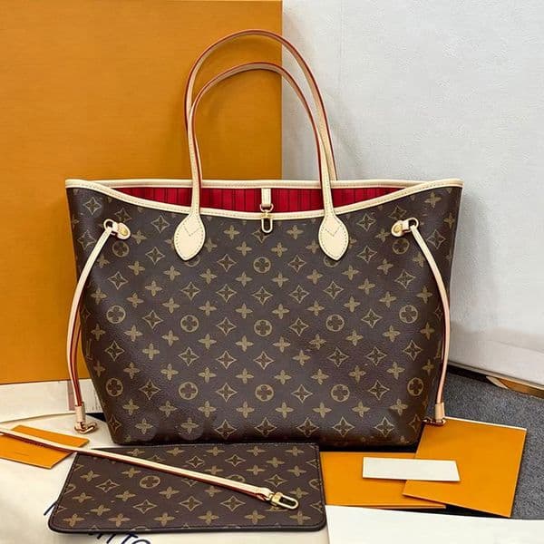 10A Tote bag Designer bag Luxury bag Handbag Luxury Brown Letter Printed Shoulder Bag High Quality Women's Shopping Handbag Large Capacity Shoulder Bag