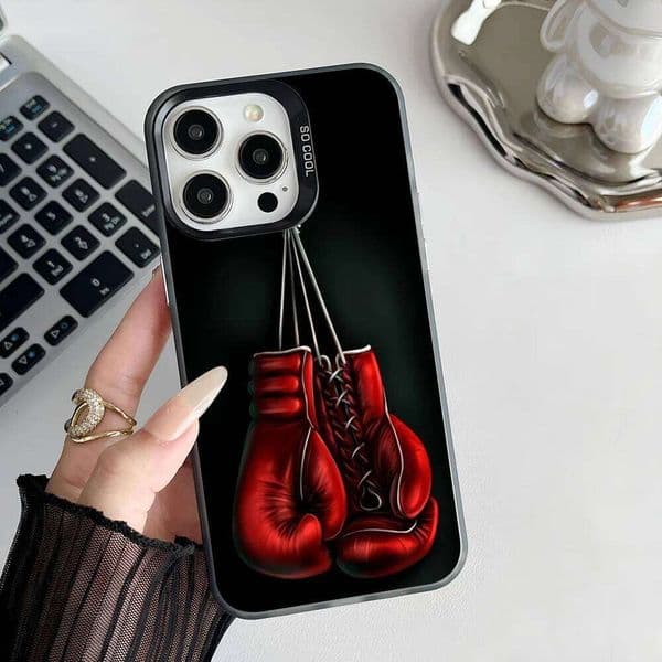 Strong Boxing Gloves Sport Phone Case For Samsung Galaxy S25 S24 S23 S22 S21 Plus FE Ultra A16 A56 A15 A55 A54 A53 A36 5G Cover
