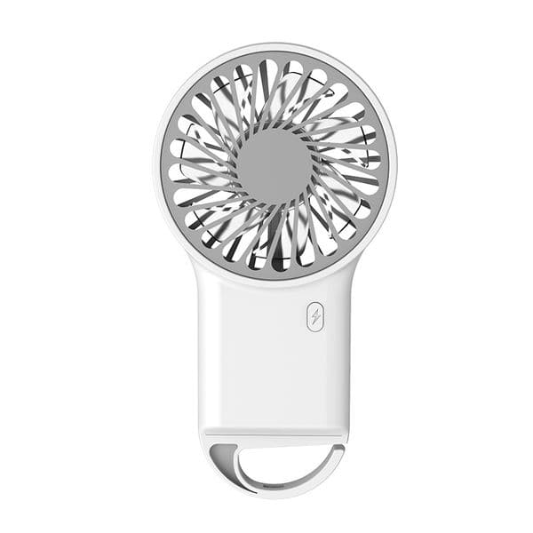 Portable Clip On Mini Fan with Hanging Hook - Strong Wind USB Rechargeable Pocket Cooler, Long Lasting Battery for Camping, Travel & Desk Us
