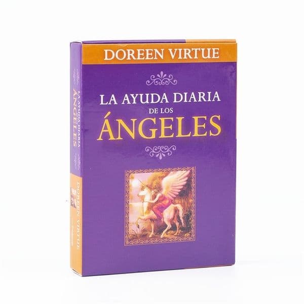 Daily Guidance From Your Angels 44 Cards Deck 10474cm Spanish Version Fate Divination Tarot Board Playing Game w260529