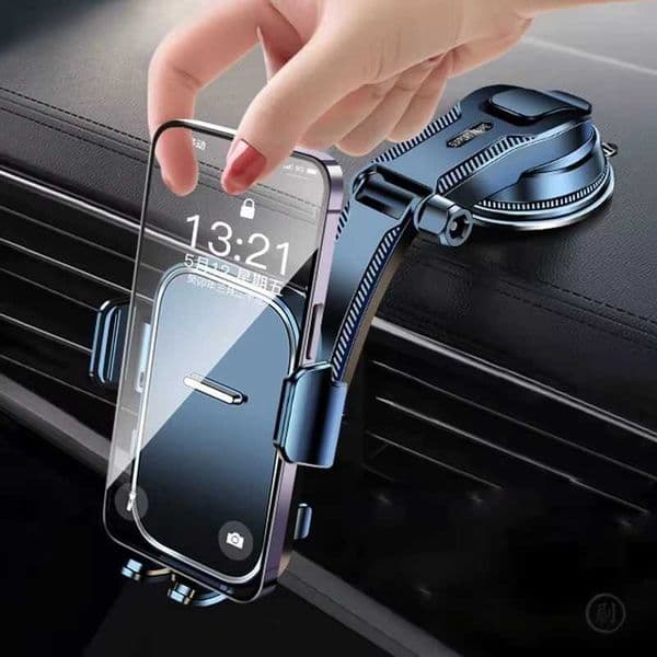 Universal Car Phone Holder - Dashboard Windshield Desk Mount for GPS Navigation Secure Hanging Bracket Z260601