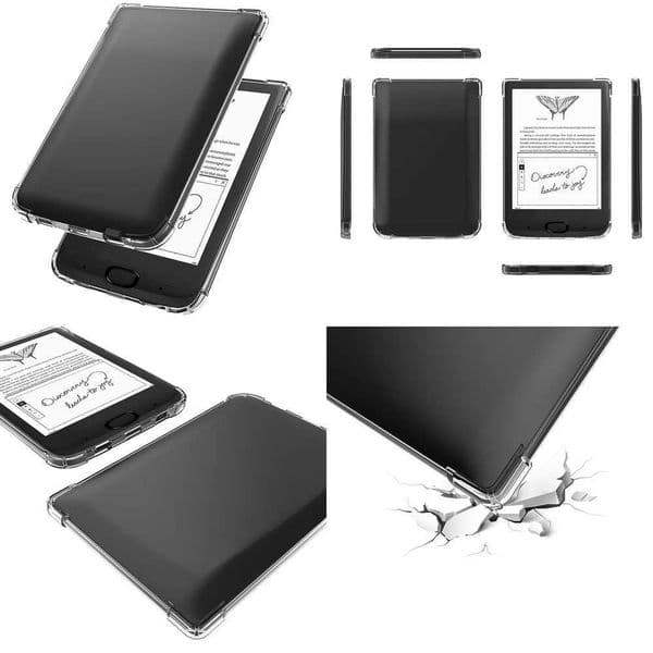 1x Soft Shockproof TPU Cover For PocketBook PB616/617/618/627/628/632/633/Basic Lux4/60 Clear Tablet Protective Skin Case X260529