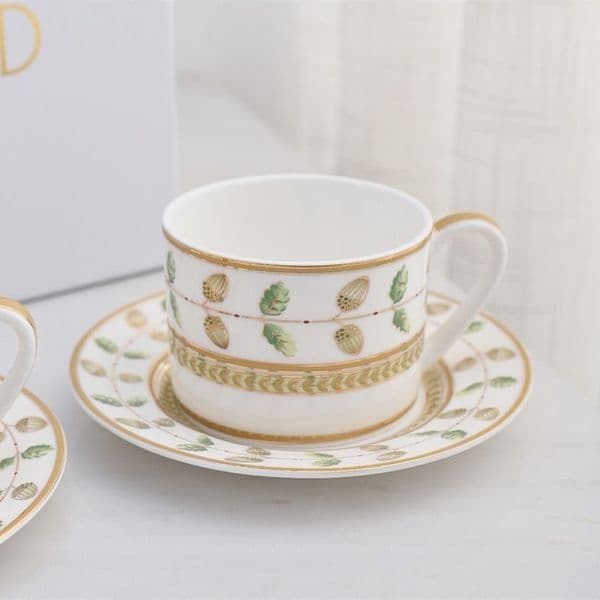 Petto Constance series light luxury coffee cup saucer tea cup saucer 2-piece set mug