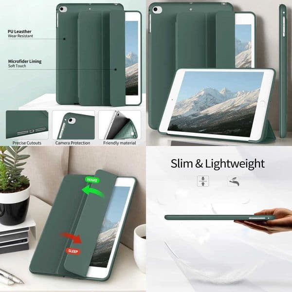 for iPad 6th / 5th Generation 97 inch Case 2018/2017 iPad Air 2 1 2014/2013 Case Flip Smart Cover Soft Silicone Shell X260529