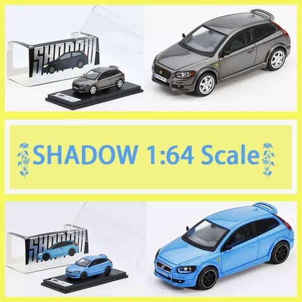 SHADOW 1:64 Scale Volv-C30 Alloy Simulation Car Model Ornament Souvenir Display Collection Hobby Gift 26Y0601