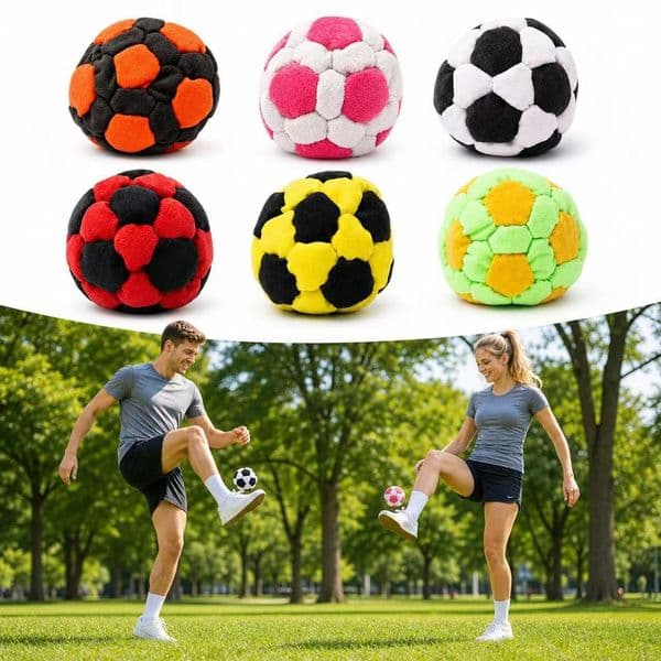 2026 NEW Soccer Footbag Sacks Juggling Ball for Children Durable Sport Toy for Beginners Foot Bags Outdoor Playground Activities BY SEA