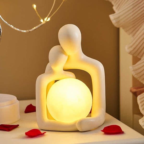 Nordic Abstract Character Art Couple Decoration Nightlight Home Living Room Bedroom Entrance Decoration GiftL260529