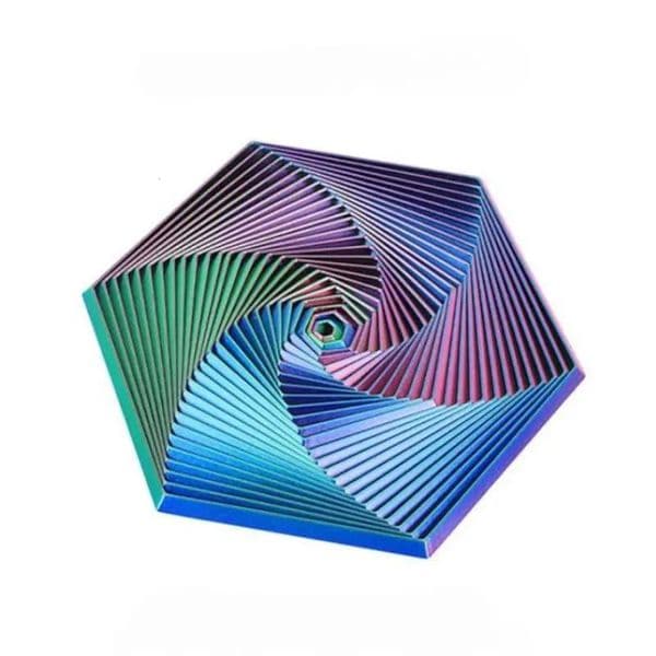 2026 New 3D Printed Hexagon Fractal Stress Relief Toys Highpass Antistress Fidget Decompression Creative For Children Toys 11