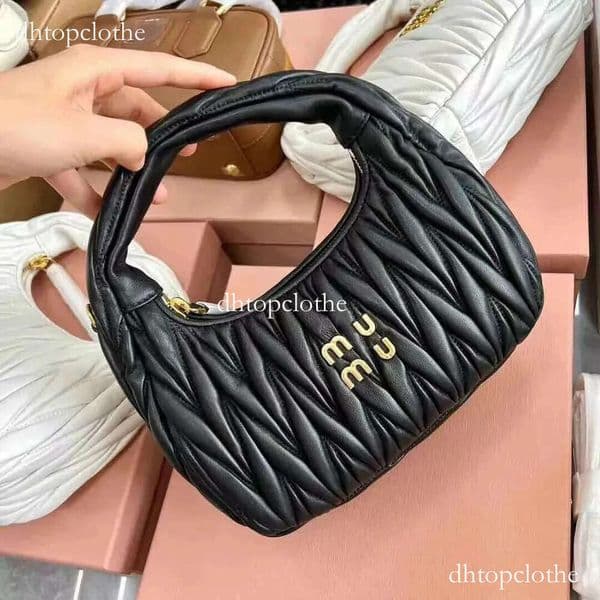 muimuilies bag new style Women Bags High Quality Designer Shoulder Letter Label Leather Crossbody Wander Matelasse Fashion Handbag Women's Wallet Underarm 07F fff
